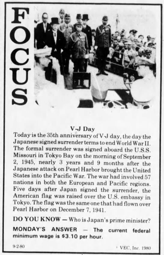 V-J Day
